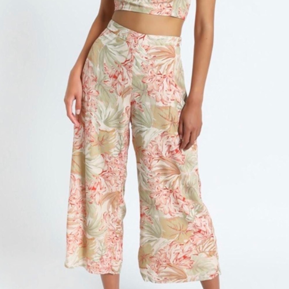 Showpo Floral Wide-Leg Pants
